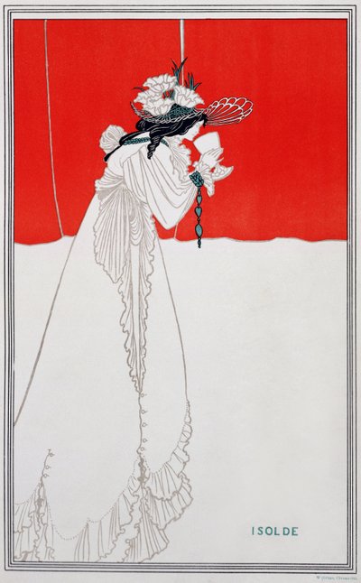 イゾルデ、「スタジオ」からのイラスト、1895 作： Aubrey Beardsley